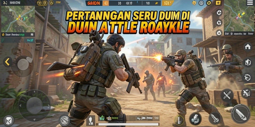 Gameplay seru di dunia Battle Royale 68IDN.