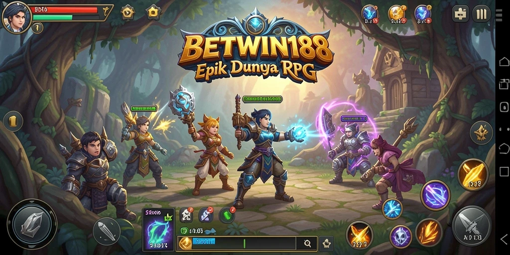 Tampilan gameplay BETWIN188 yang mendebarkan dan penuh aksi RPG.