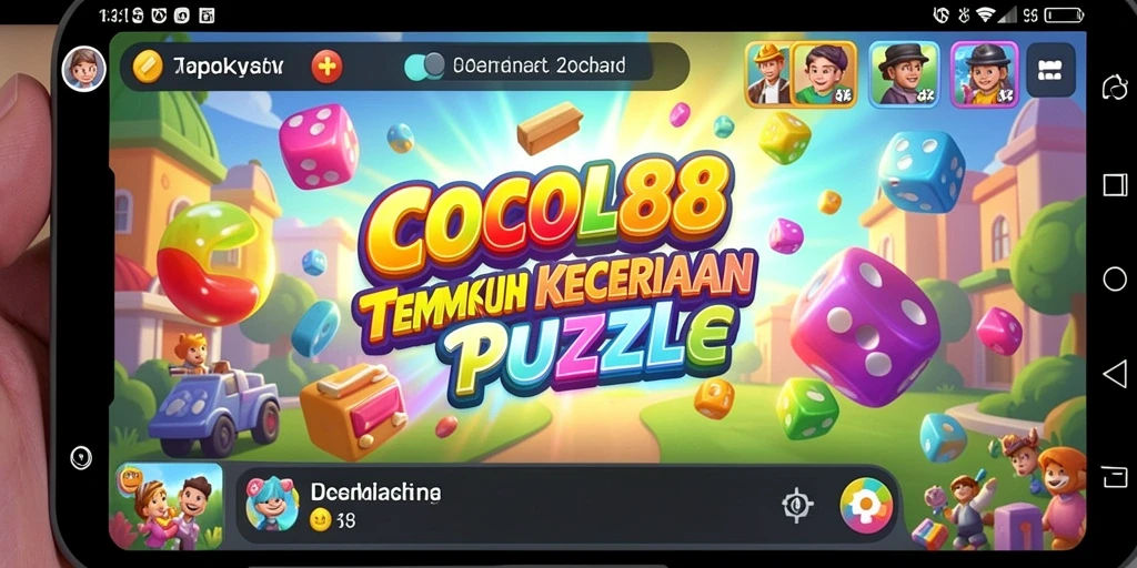 Screenshot dari gameplay COCOL88 yang penuh dengan tantangan puzzle.