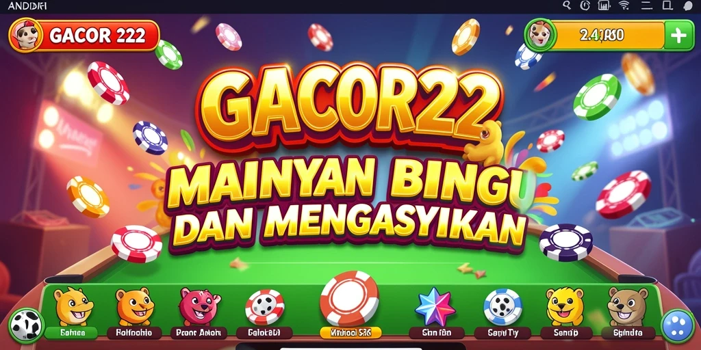 Tampilan gameplay GACOR22 yang seru dan interaktif.