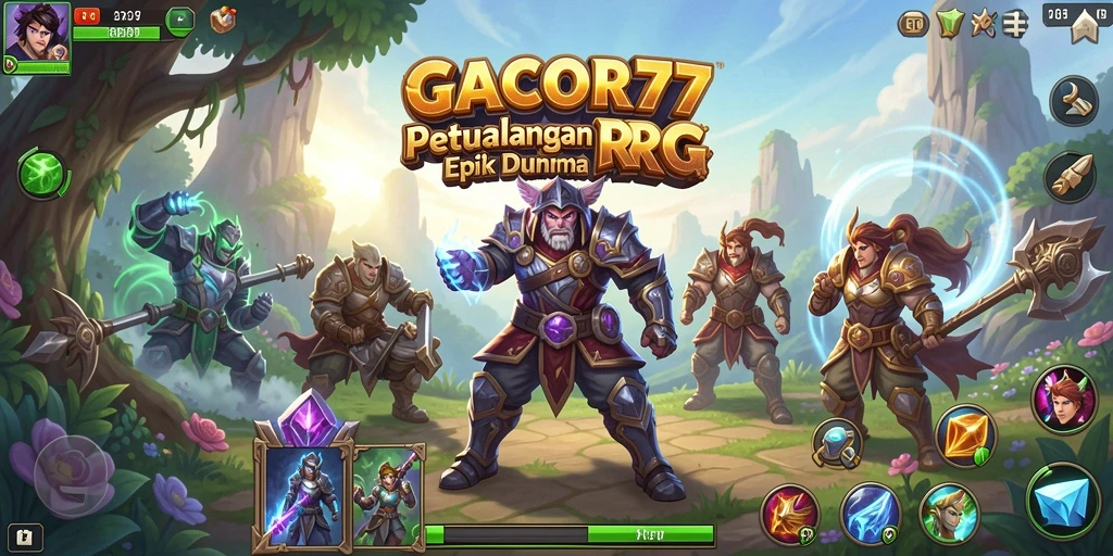 Tangkapan layar gameplay mengungkapkan aksi pertempuran RPG yang seru.