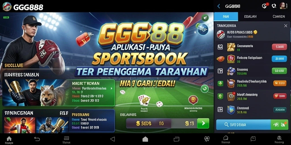 Tampilan menarik dari gameplay Sportsbook GGG888 dengan berbagai taruhan.