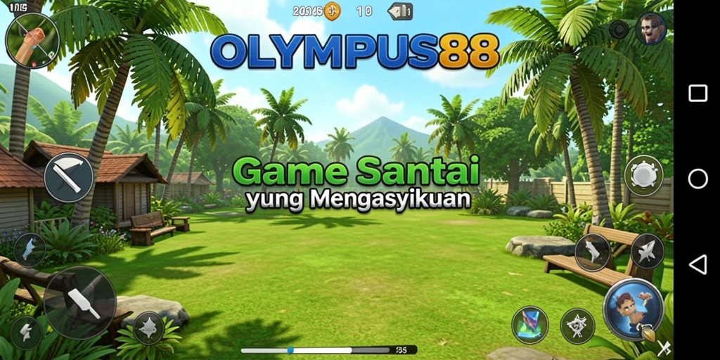 Tangkapan layar OLYMPUS88 menunjukkan gameplay yang menyenangkan dan penuh warna.