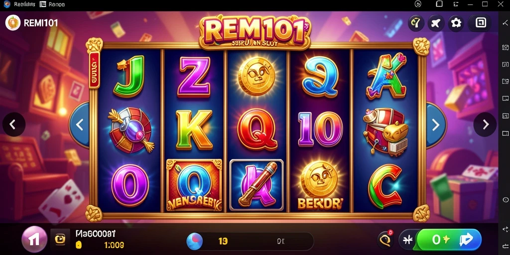 Tampilan gameplay menarik dari game Slot REMI101.