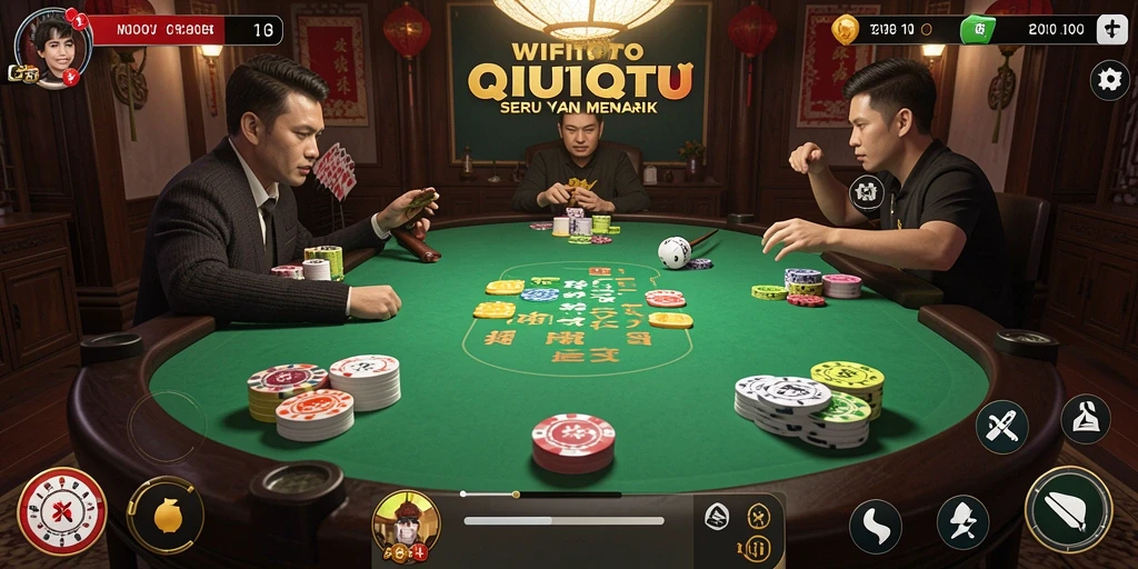 Tampilan gameplay menarik di WIFITOTO QiuQiu.